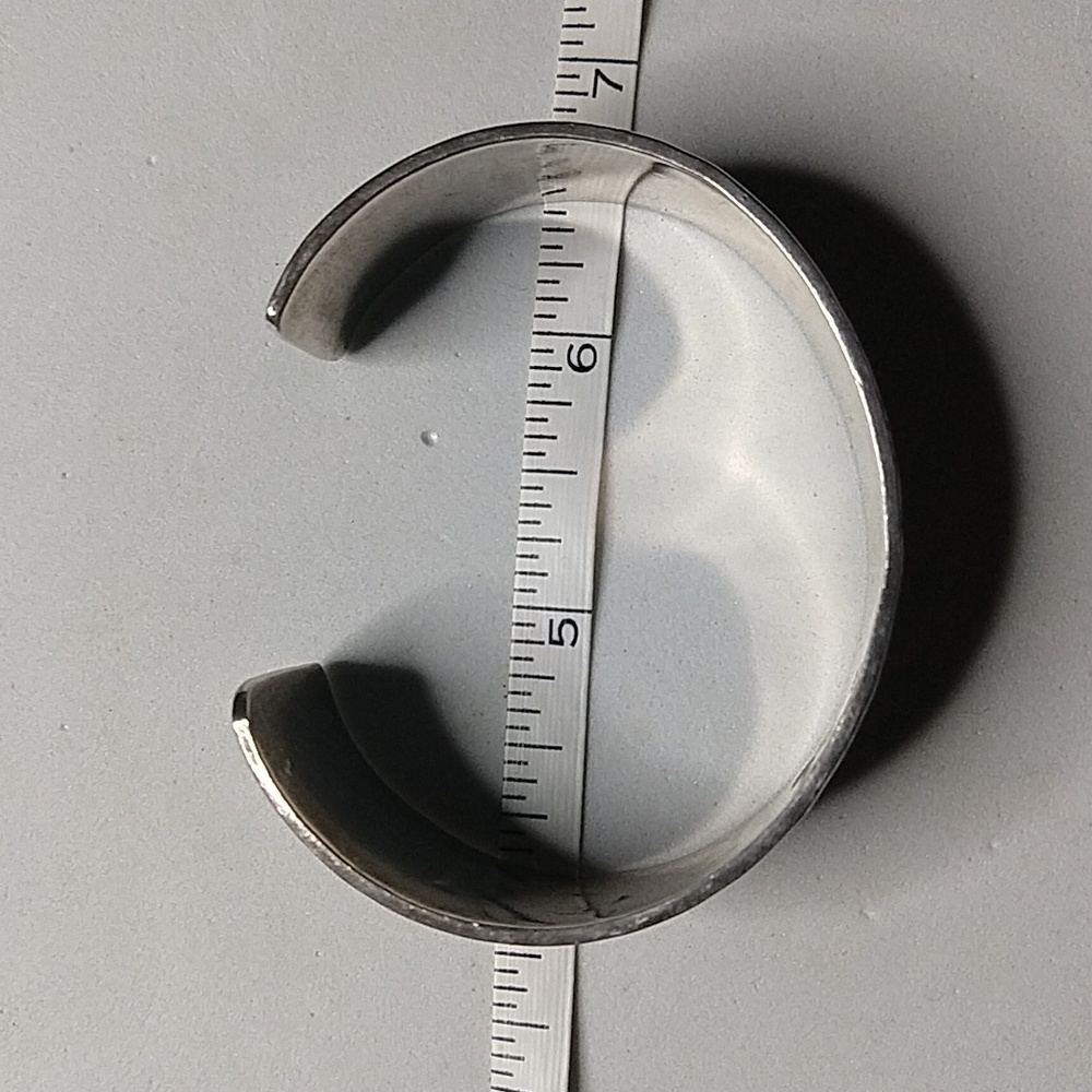 Solid Sterling Silver 925 Greek Key Scroll Design… - image 7